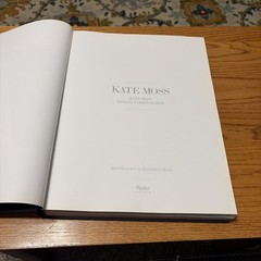 Rizzoli Hardcover Kate: The Kate Moss Book published in 2012 Coffee Table Book