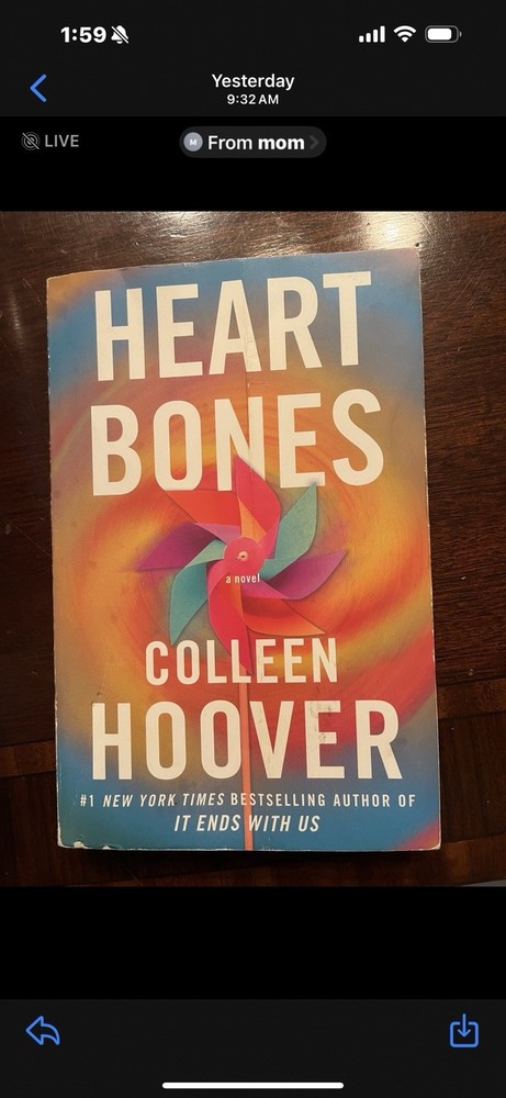 Heart Bones : A Novel by Colleen Hoover (2023, Trade Paperback)