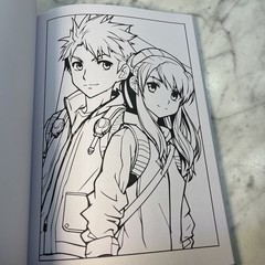 Anime Coloring Book „Advanced Coloring”, Bendon, anime coloring, girl & teens