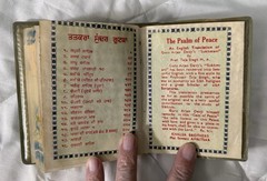 Beautiful Gutka, Spiritual Sikh Prayer Book Fore-edge Painting Punjabi
