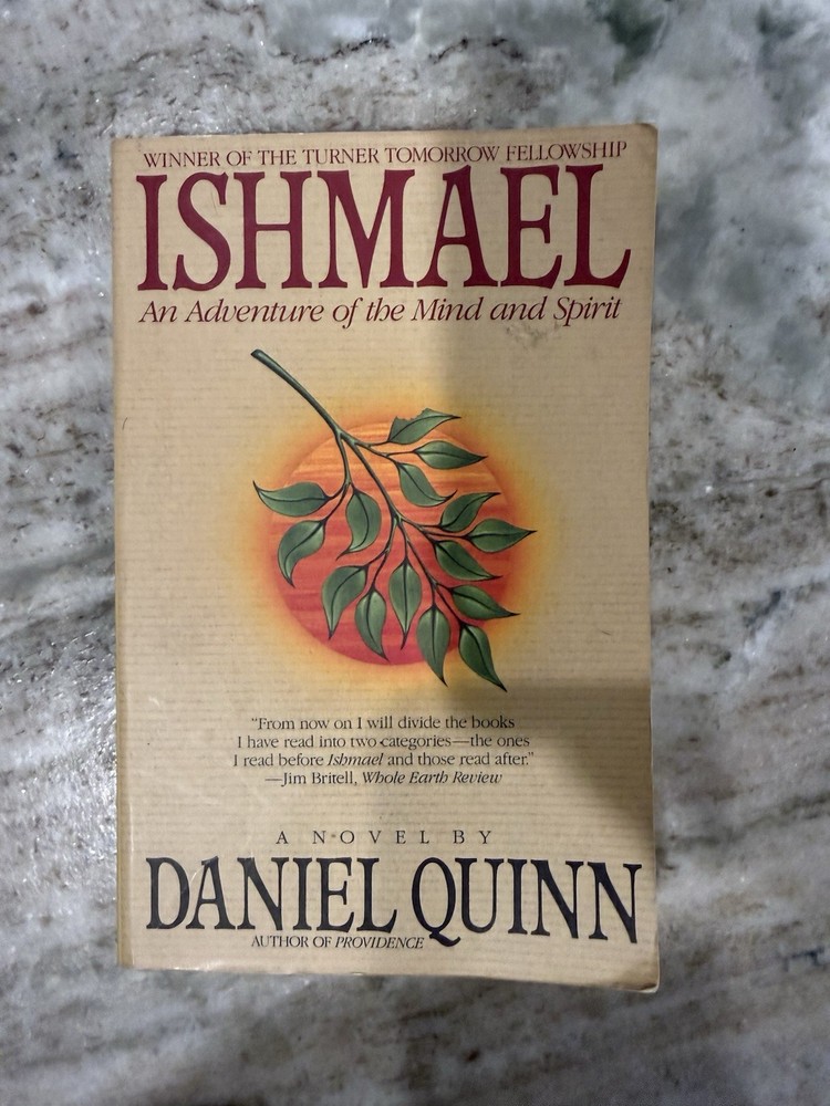 Daniel Quinn Ishmael Signed Paperback 1995 Bantam Turner Award Winner