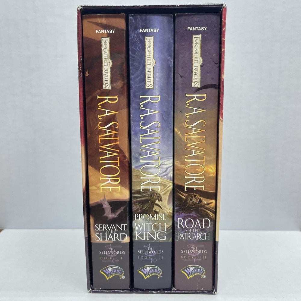 THE SELLSWORDS Trilogy by RA SALVATORE 3 Book Box Gift Set FORGOTTEN REALMS