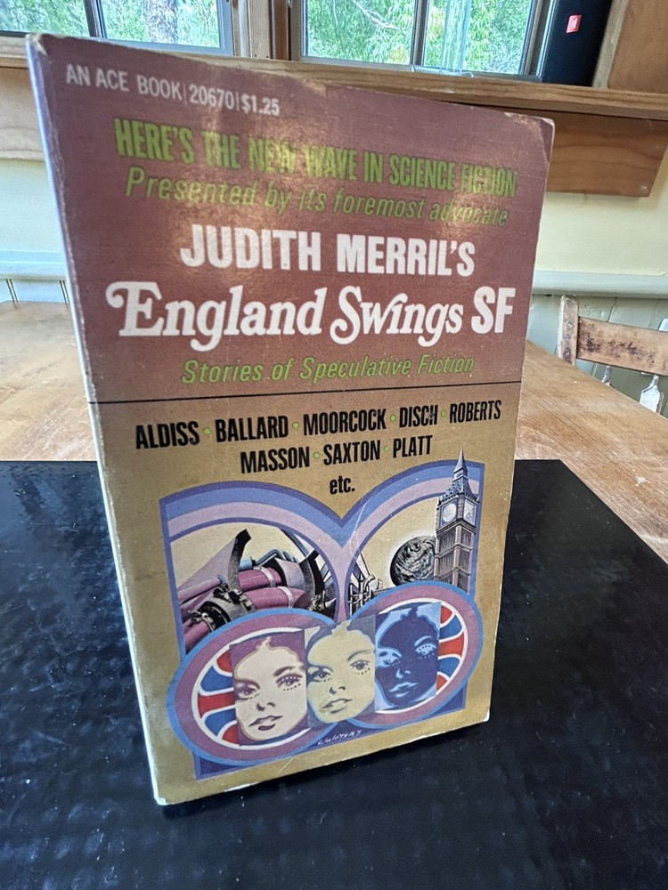 ENGLAND SWINGS SF ed Judith Merril 1968 Vintage Ace PB NICE COPY! GREAT PRICE!