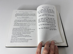 Vintage 1988 Jewish Sabbath and Festival Prayer Book Hebrew/English (396 pages)
