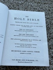 The Holy Bible Douay Rheims Version Catholic 1989 Orthodox Hardcover Black F26