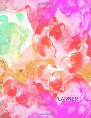 PLANNER: 8.5″ X 11″ DAILY NO DATE UNDATED NON DATED DAILY By Watercolor Daily