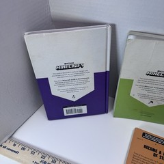 Lot of 6 Minecraft Paperback & Hardcover Handbooks Guides, Building Manuals
