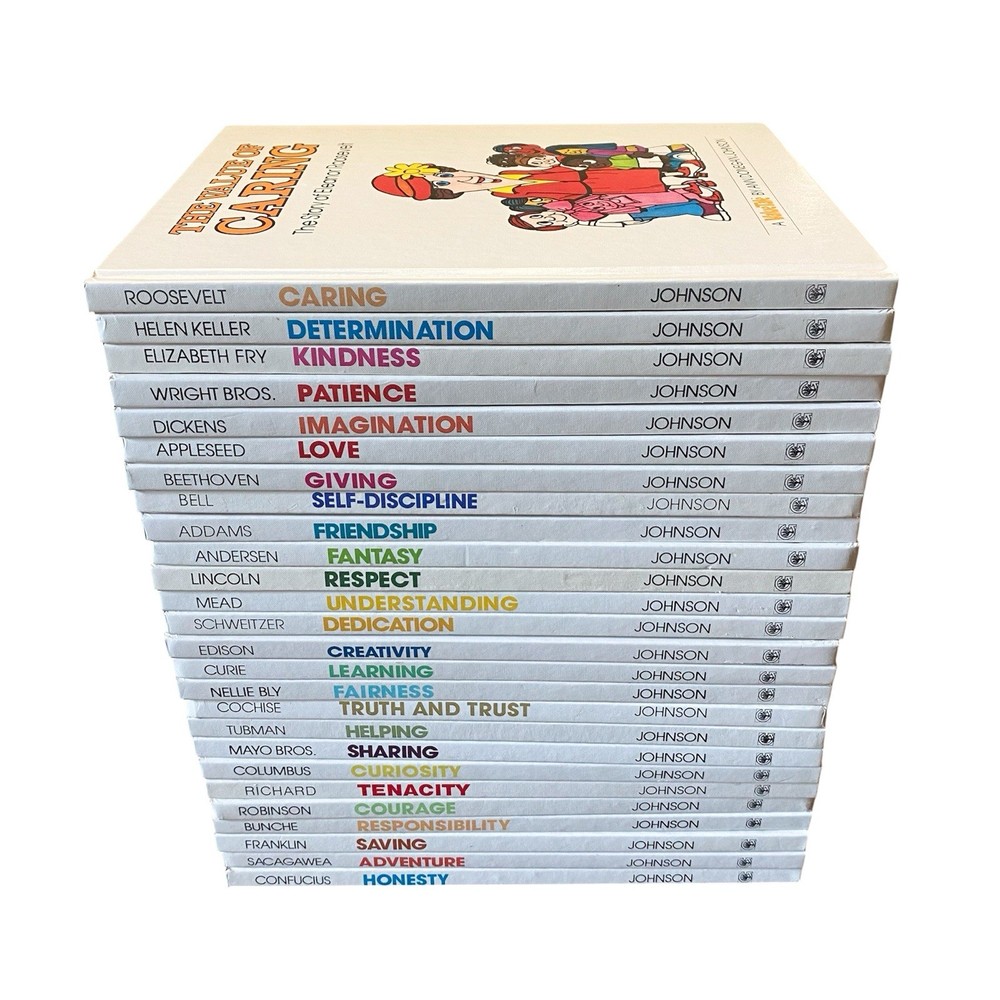 Value Tales Book Lot (26) Ann Donegan Johnson Homeschool Ben Franklin Cochise
