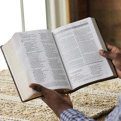 The Breathe Life Holy Bible: Faith in Action (NKJV, Black Leathersoft, Red…