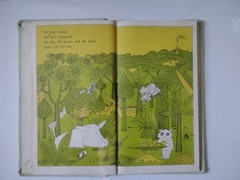 And It Rained Ellen Raskin 1969 1st Edition Atheneum Tea with Jungle Animals HC