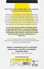 Deep Work: Rules for Focused Success in a Distracted World by Cal Newport PB