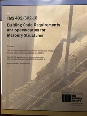 Tms 402/602-16 Building Code Requirements & Specification for Masonry Structures