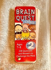 🔴Brain Quest Express🧠Grade 2🎓Workman Publishing❓Ages 7-8📕238🆓Questions📬Red