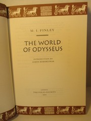 history WORLD OF ODYSSEUS by M I FINLEY illus Folio Society 2003 hc + slipcase