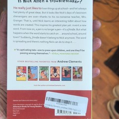 Andrew Clements Frindle Trade Paperback Illustrated Juvenile Fiction School