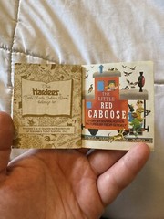 Vintage Hardee’s The Little Red Caboose Mini Book 2.75”
