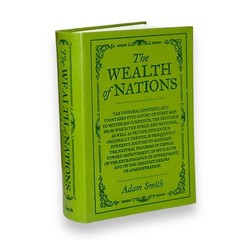THE WEALTH OF NATIONS Adam Smith Book I to V Faux Leather Flexi Bound Book