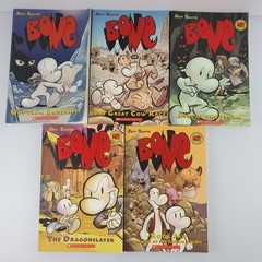 Jeff Smith Volumes 1-9 Bone Comic Series Graphix Scholastic Books Lot Graphic