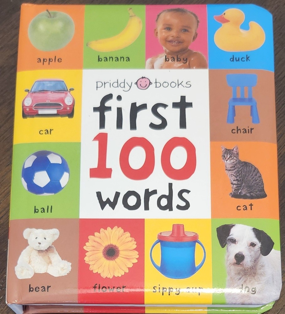 Priddy Books First 100 Words Board Book by Roger Priddy Ages 0-3 Illustrated