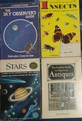 Lot 8 Vintage GOLDEN GUIDE Books BIRDS Butterflies FLOWERS Seashore INSECTS Tree