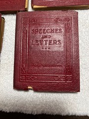 22 LITTLE LEATHER LIBRARY BOOKS 1920s Red Miniature LOT No Duplicates Literature