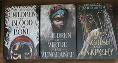 ORISHA Trilogy Lot Of 3 hc Book Children Of Blood Virtue Anguish By Toni Adeyemi