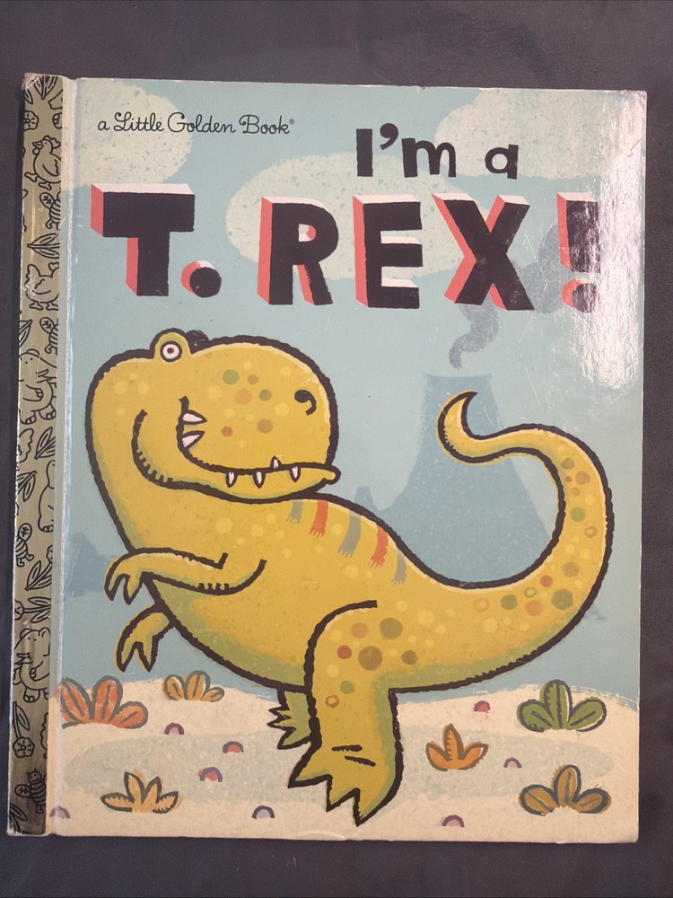 Vintage A Little Golden Book I’m A T. Rex! 2010 #2021