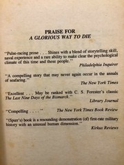 A Glorious Way To Die by Russell Spurr. A Bantam Book.
