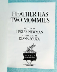 Heather Has Two Mommies Leslie Newman 1989 1st Edition SIGNED LGTBQ