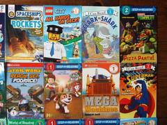 Lot 50 Level 1 and 2 Step Into Reading I CAN READ Readers for Boys
