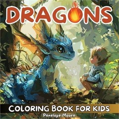 Dragons Coloring Book for Kids (Paperback or Softback)