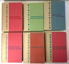 Laura Ingalls Wilder, 1953 Harper & Brothers 6 books w Little House, $2.75 DJs