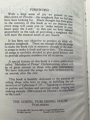 Melodies of Praise HB vintage hymnal Gospel Publishing House