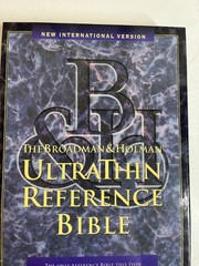 Broadman & Holman Ultrathin Indexed Reference Bible NIV 1986 Black In Box