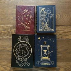Easton Press Lot 4 SciFi Moon Pool Tau Zero Macroscope More Than Human Leather
