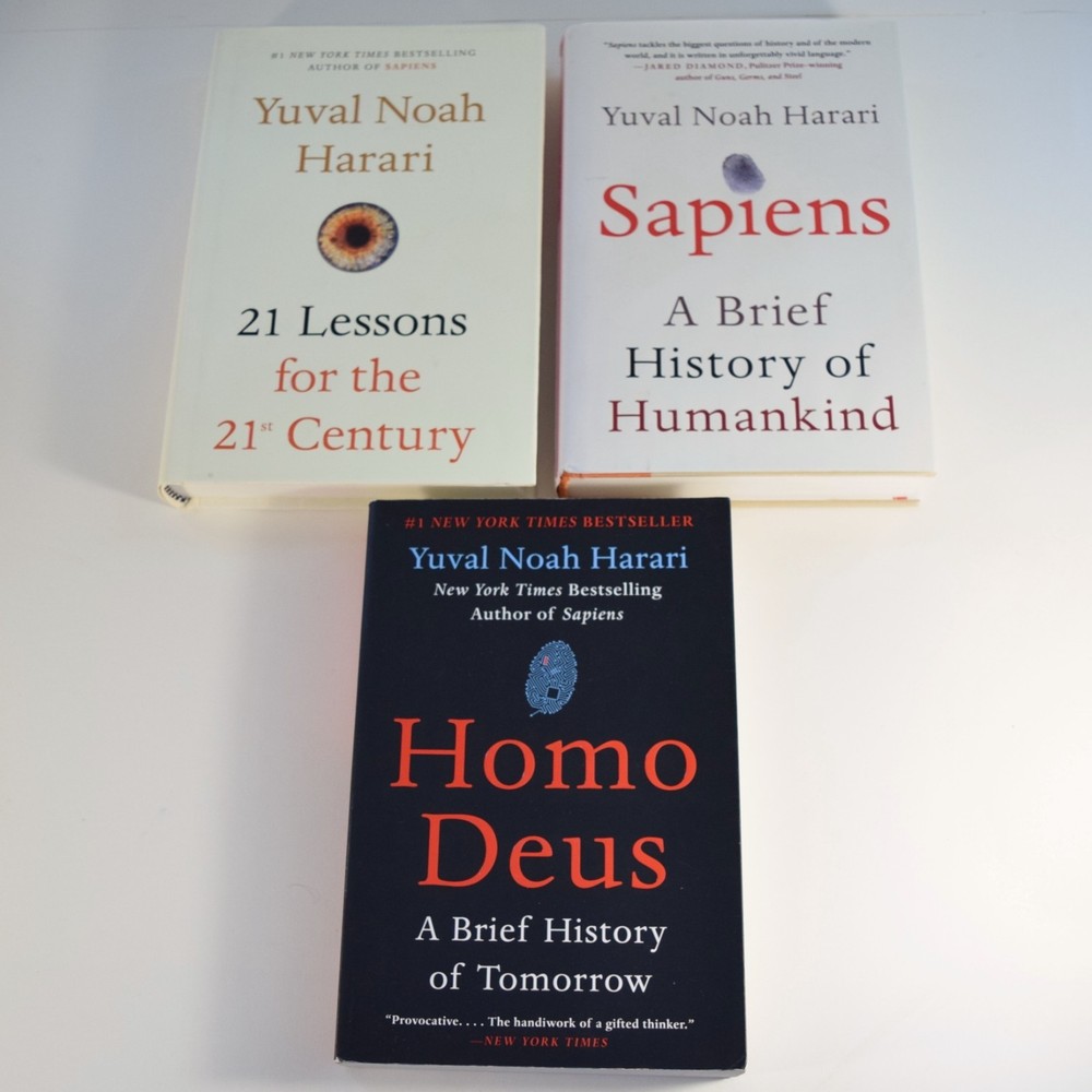 Yuval Noah Harari Set – Sapiens + Homo Deus + 21 Lessons for 21st Century