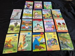 18 LEVEL 1 2 3 CHILDREN Kids BOOK LOT Scholastic Hello begin reader K 1 2 set