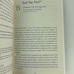 Women in the Navy the Challenges US Naval Institute Thomas J Cutler Chronicles