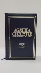 Agatha Christie – Five Miss Marple Mysteries – Longmeadow Press 1985 Leather
