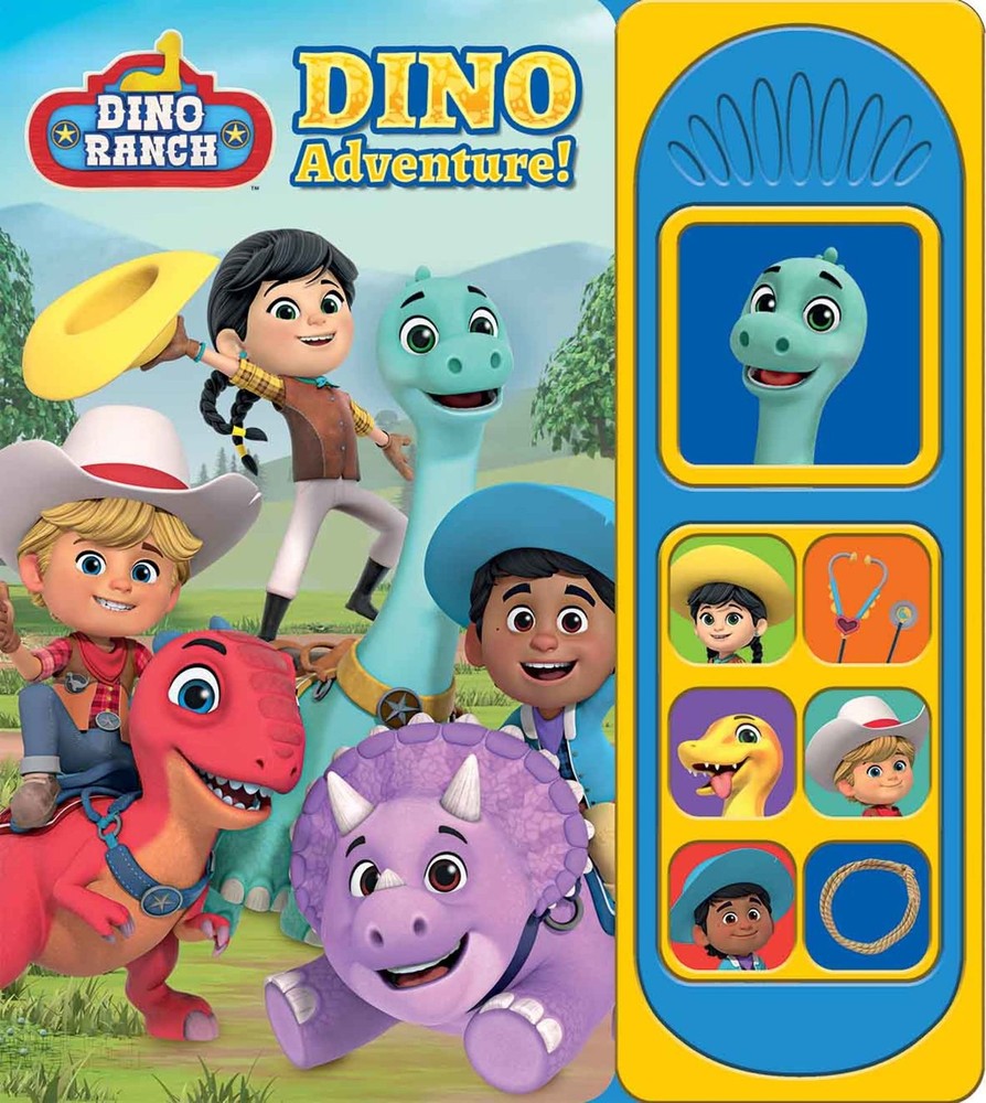 Dino Ranch – Dino Adventure! 7-Button Sound Book – PI Kids