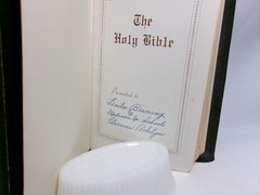1940’s-50’s Vintage Bible, Red Letter Edition, King James, Very Good – – (S)