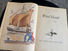 Vintage Hedvig Collin 1945 Wind Island Viking Press Children’s Hardcover 1st Ed