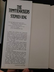 Stephen King The Tommyknockers 1987 Hardcover Putnam Dust Jacket