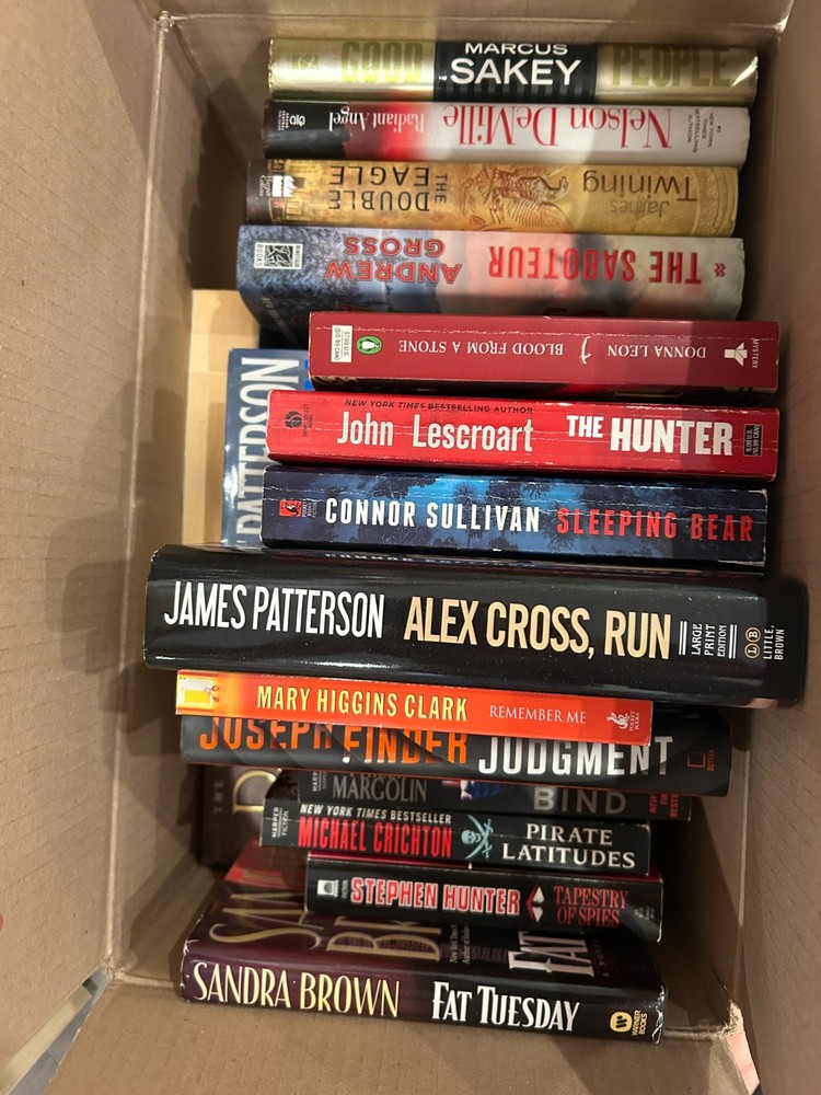 20 Assorted Thriller/Crime Books- all published in 2000s