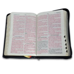 Biblia Letra Grande con Cierre y Concordancia Amplia RV1960 negro con indice