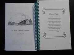 St. Mark Lutheran Pioneer Cook Book  October 1998 Green Bay Wisconsin  198 pages