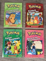 Lot of 7 Pokemon Books Scholastic Paperback 2017 Original Pokémon ASH