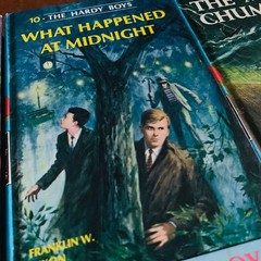 6 Vintage The Hardy Boys Mystery Books Franklin W Dixon Blue Matte 1 – 4 10, 11