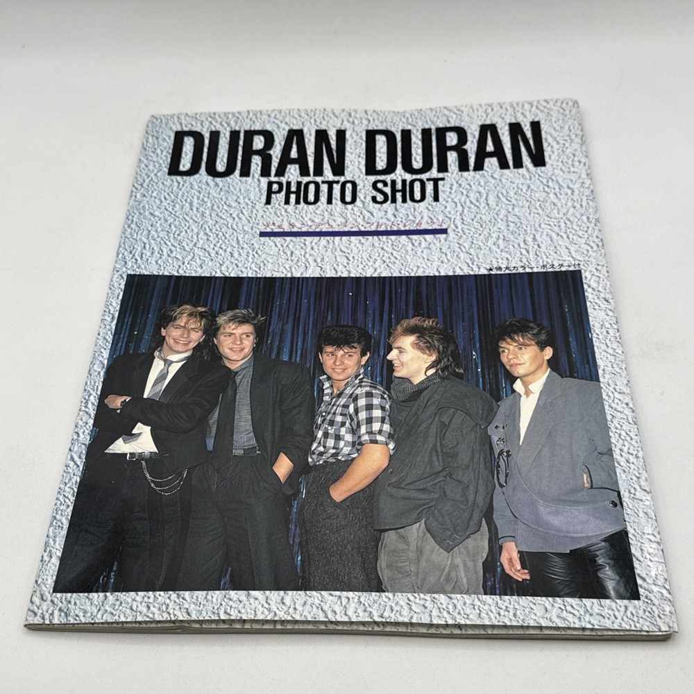 Duran Duran Photo Shot 1984 Vintage Japanese Book w/Pin-Up Poster New Romantics