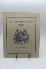 Allaben Genealogical Chart Guide To Trace Your Own Ancestry 12 Pages Of Charts